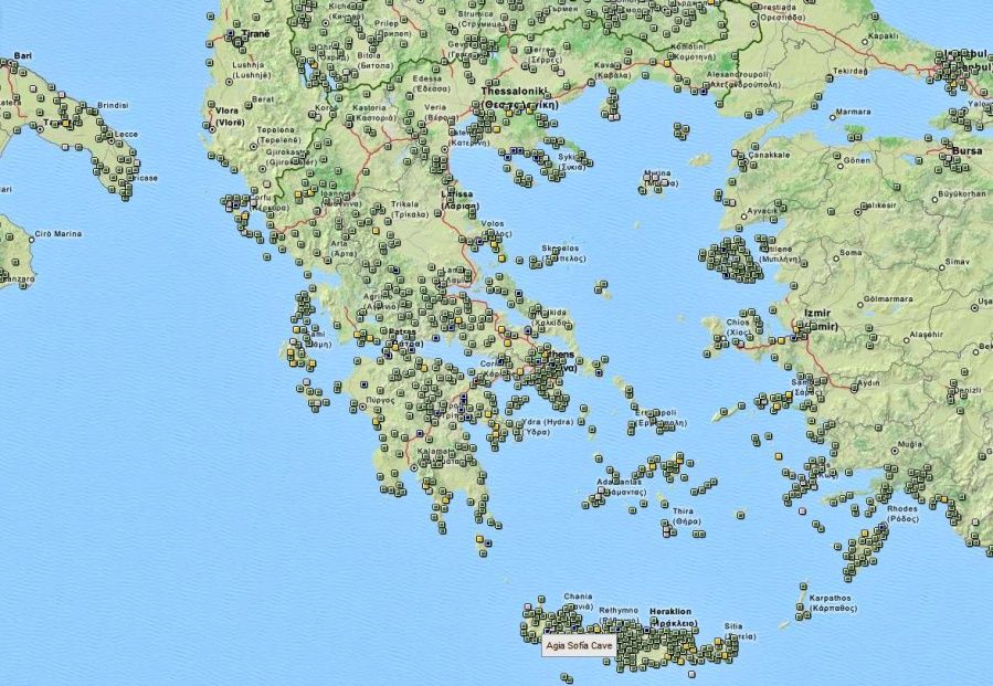 geocachin-Greece-map